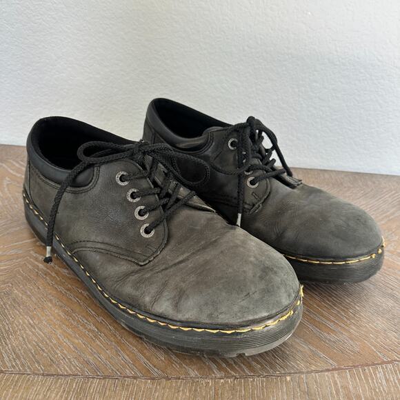 Dr. Martens Other - Dr. Martens Industrial Steel Toe Work Shoes Black Leather Size 14 Boots Doc